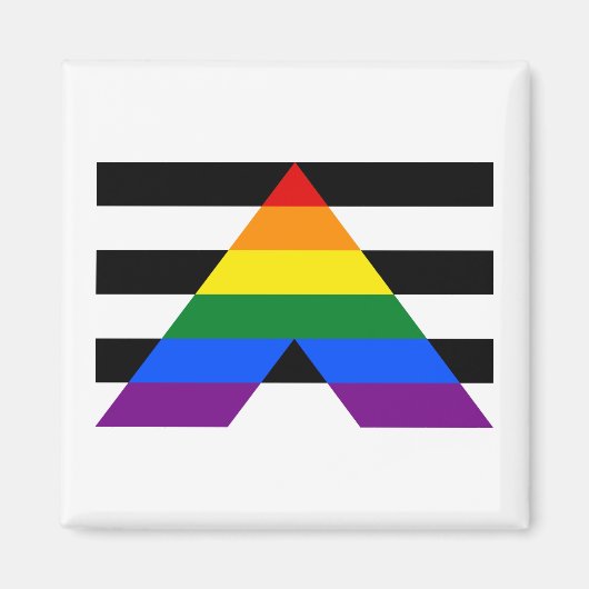 Straight Ally Magnet (Vorne)