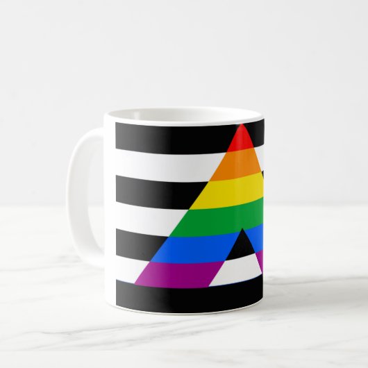 STRAIGHT ALLY PRIDE 2014 PRIDE KAFFEETASSE (Vorderseite Links)