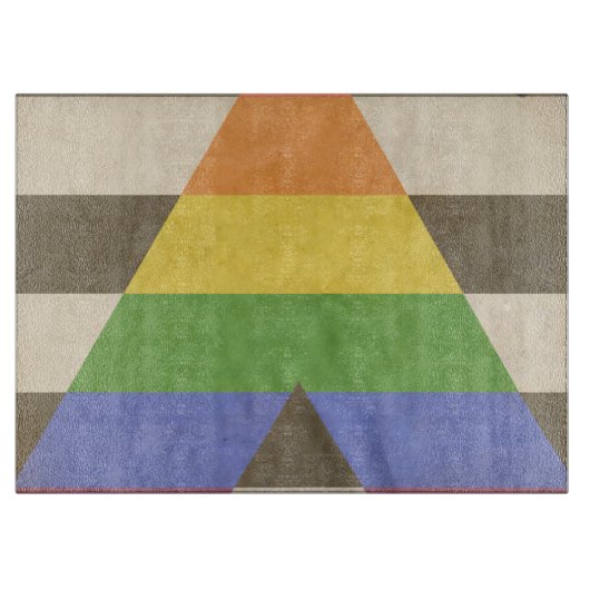 STRAIGHT ALLY VINTAGEDESIGN - 2014 PRIDE SCHNEIDEBRETT (Vorderseite)