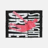 Straight Drive Cricket  Fleecedecke (Vorderseite (Horizontal))