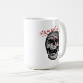 Straight Edge Skull Kaffeetasse (VorderseiteRechts)
