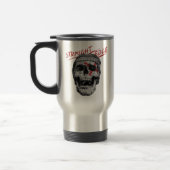 Straight Edge Skull Reisebecher (Links)