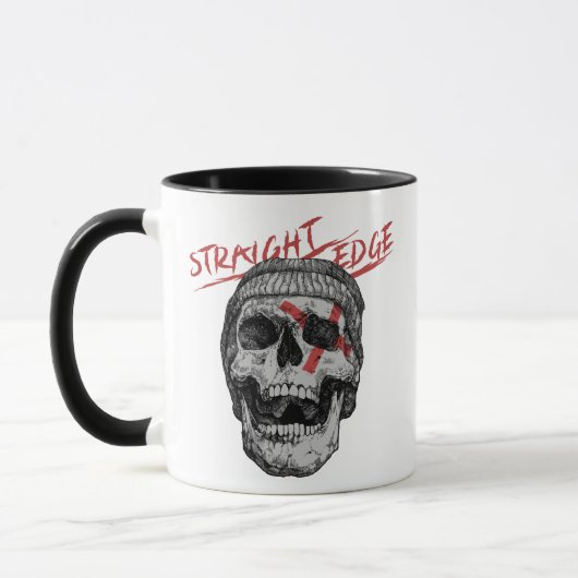 Straight Edge Skull Tasse (Links)