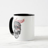 Straight Edge Skull Tasse (Vorderseite Links)