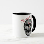 Straight Edge Skull Tasse (VorderseiteRechts)