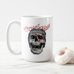 Straight Edge Totenkopf Kaffeetasse
