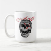Straight Edge Totenkopf Kaffeetasse (Links)