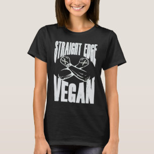 Straight Edge Veganer Anti-Drogen-Punk T-Shirt