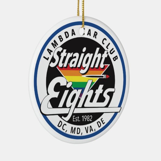 Straight Eights/LCCI Keramik Ornament (Rechts)