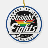 Straight Eights/LCCI Keramik Ornament (Vorne)