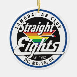 Straight Eights/LCCI Keramik Ornament
