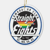 Straight Eights/LCCI Keramik Ornament (Links)
