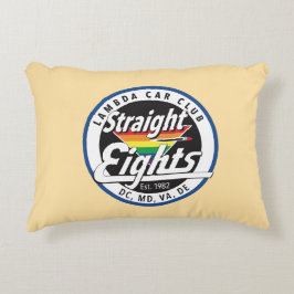 Straight Eights/LCCI Throw Kissen (Beige)