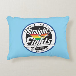 Straight Eights/LCCI Throw Pillow (Light Blue) Dekokissen