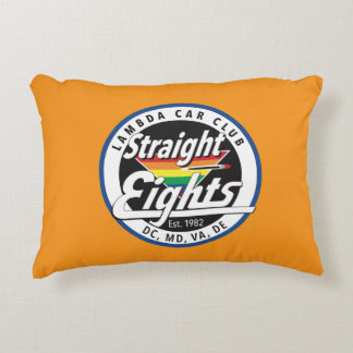 Straight Eights/LCCI Throw Pillow (Orange) Dekokissen