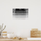 STRAIGHT FLAG DISTRESSED -.pnng Poster (Küche)