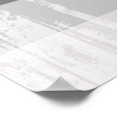 STRAIGHT FLAG DISTRESSED -.pnng Poster (Ecke)