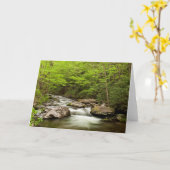 Straight Gabel fließt durch den Wald Karte (Gelbe Blume)