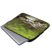 Straight Gabel fließt durch den Wald Laptopschutzhülle (Vorne Knopf)