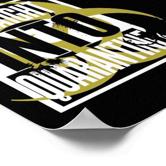 Straight in Quarantine Poster (Ecke)