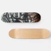 Straight Jacket Psycho Killer Halloween Skateboard (Horizontal)