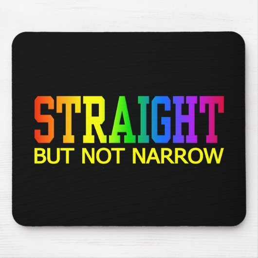 STRAIGHT mousepad (Vorne)