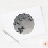 Straight on Till Morning Runder Aufkleber (Umschlag)