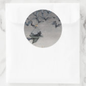 Straight on Till Morning Runder Aufkleber (Tasche)