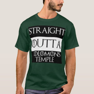 Straight out Solomons Temple PHA Mason Masonic T-Shirt