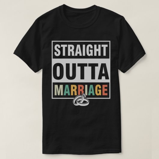 Straight Outdoor Ehe T-Shirt (Design vorne)