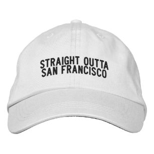 Straight Outight San Francisco California Hat Bestickte Baseballkappe