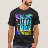 Straight Outta 1983 40 Funny Funny 40. T-Shirt (Vorderseite)