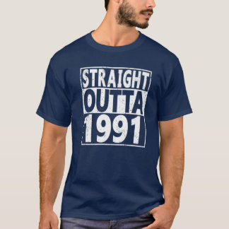 Straight Outta 1991 30 Jahre 30 Geburtstag T-Shirt