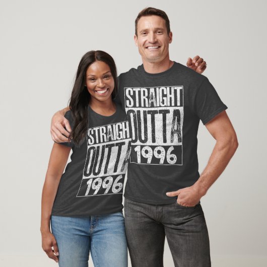 Straight Outta 1996 Cooles Geschenk für den 21. Ge T-Shirt (Unisex)