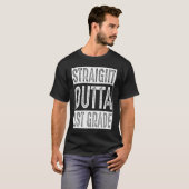 Straight Outta 1st Grade   First Grade Graduation T-Shirt (Vorne ganz)