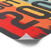 Straight Outta 2001 Funny Retro Birthday Awesome S Poster (Ecke)