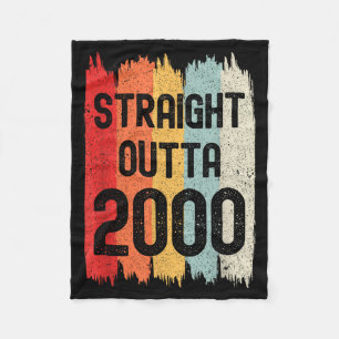 Straight Outta 2004 Lustiger Retro-Geburtstag Awes Fleecedecke