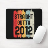 Straight Outta 2012 Lustiger Retro-Geburtstag Awes Mousepad (Mit Mouse)