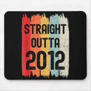 Straight Outta 2012 Lustiger Retro-Geburtstag Awes Mousepad