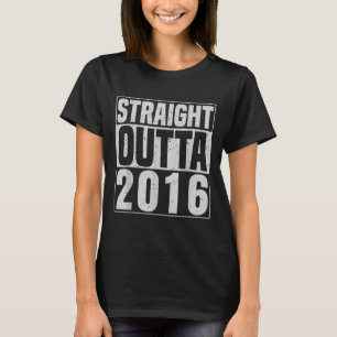 Straight Outta 2016 Clic Jahre Vintage Geburt Von T-Shirt