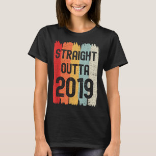Straight Outta 2019 Lustiger Retro-Geburtstag Awes T-Shirt