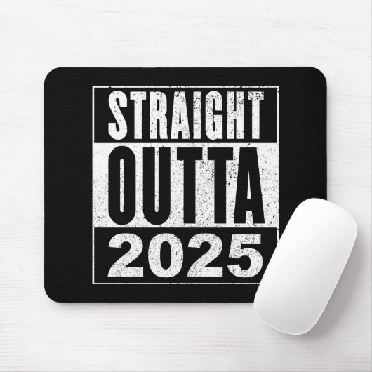 Straight Outta 2025 Mousepad (Mit Mouse)
