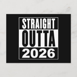 Straight Outta 2026 Postkarte