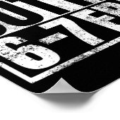 Straight Outta 6 7 Era Meme Funny Gen Alpha Six Se Poster (Ecke)