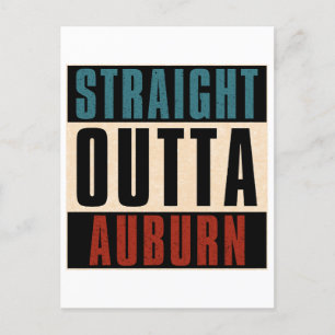 Straight Outta Auburn Washington WA Postkarte