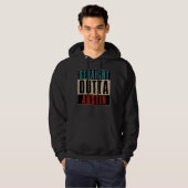Straight Outta Austin Texas TX USA Hoodie (Vorne ganz)