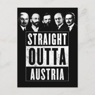 Straight Outta Austria Postkarte
