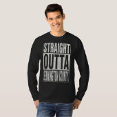 STRAIGHT OUTTA BENNINGTON COUNTY Cool Home Quote T-Shirt (Vorne ganz)