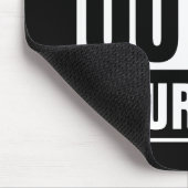 STRAIGHT OUTTA Benutzerdefinierter Text personalis Mousepad (Ecke)