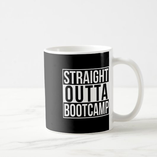 Straight Outta Bootcamp Kaffeetasse (Rechts)